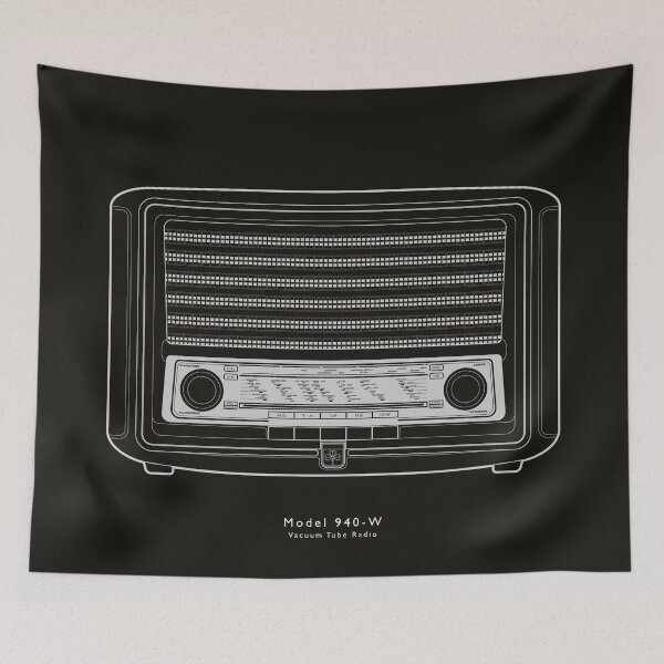 Item preview, Then: 1950s Model 940-W Vacuum Tube Radio - type v designed and sold by anuaramir.