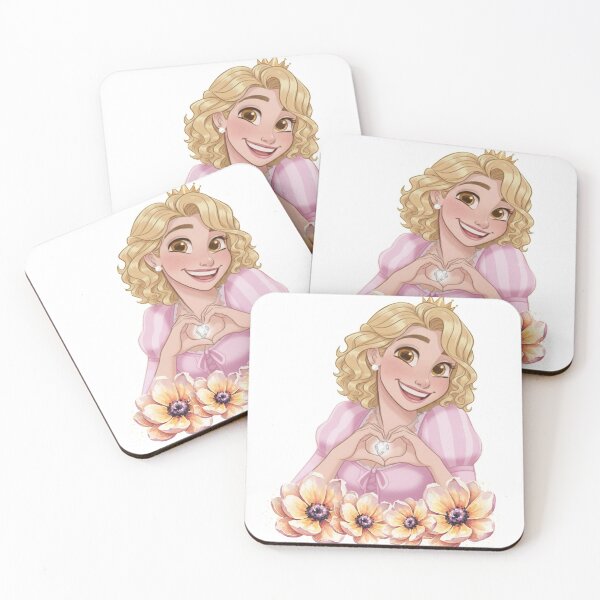 Item preview, Curly Blonde Hair Princess Heart Hand Gesture - Disney style designed and sold by Heleniya.