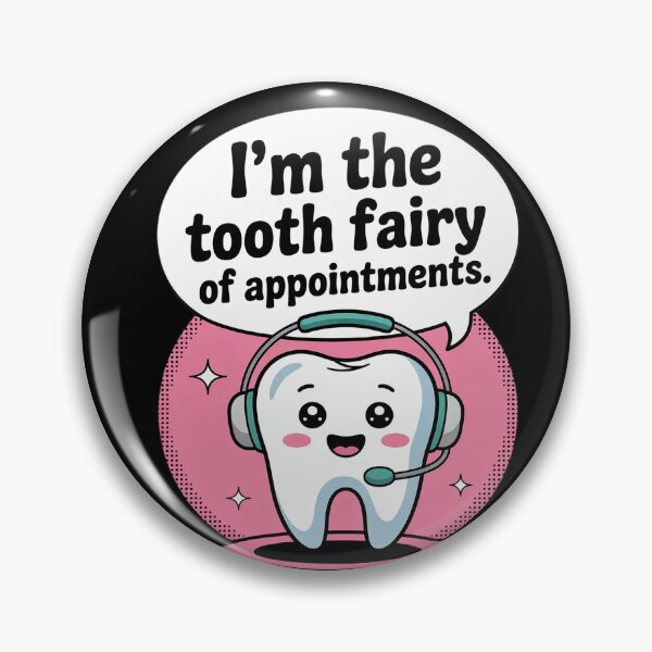 Item preview, Dental Receptionist Cute Tooth Dentist Reception designed and sold by HuValverdeArt.