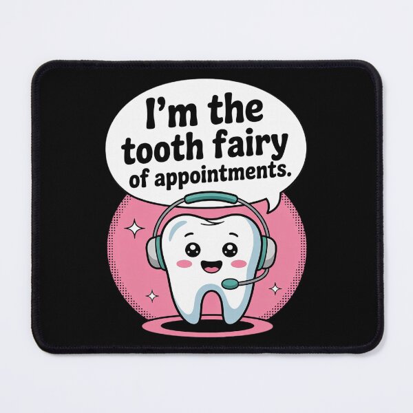 Item preview, Dental Receptionist Cute Tooth Dentist Reception designed and sold by HuValverdeArt.
