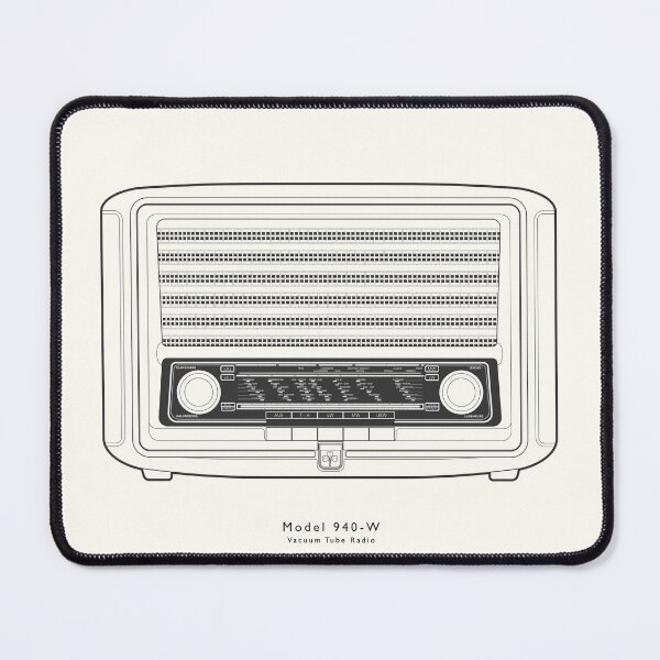 Item preview, Then: 1950s Model 940-W Vacuum Tube Radio - type iv designed and sold by anuaramir.