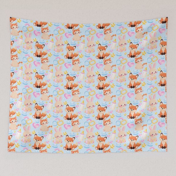 Item preview, Baby Shower Joy Seamless Pattern designed and sold by KJackArtwork.