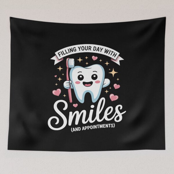 Item preview, Dental Receptionist Women Cute Tooth Dentistry designed and sold by HuValverdeArt.