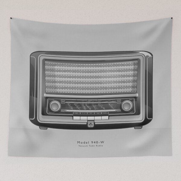 Item preview, Then: 1950s Model 940-W Vacuum Tube Radio - type iii designed and sold by anuaramir.