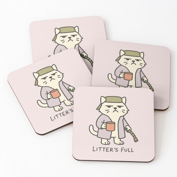 Item preview, Grumpy Cat in Robe Funny Quote Litter's Full designed and sold by Teeflex.