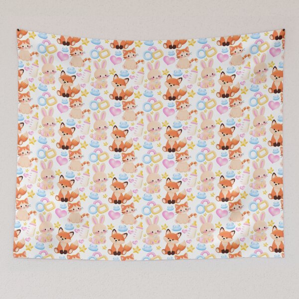 Item preview, Baby Shower Joy Seamless Pattern designed and sold by KJackArtwork.