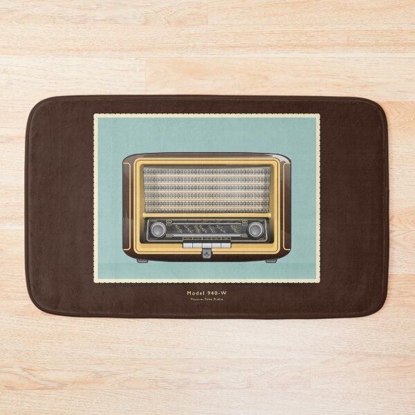 Item preview, Then: 1950s Model 940-W Vacuum Tube Radio - type i designed and sold by anuaramir.