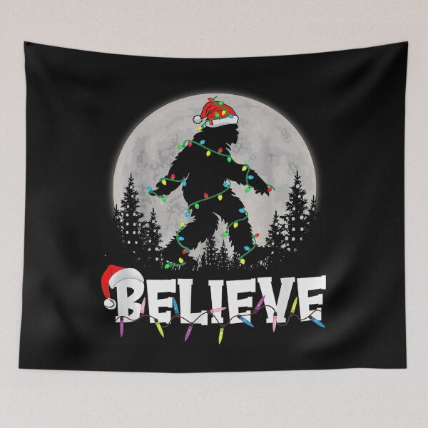 Item preview, Christmas Holiday Bigfoot Christmas Lights Classic Vintage Retro Festive Tree designed and sold by FrankyTepper.