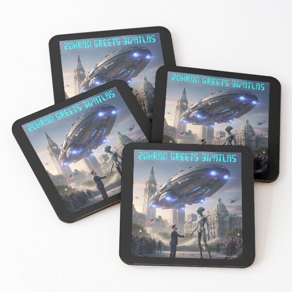 Item preview, Zohran Greets 3i/Atlas Alien designed and sold by EyeMagined.