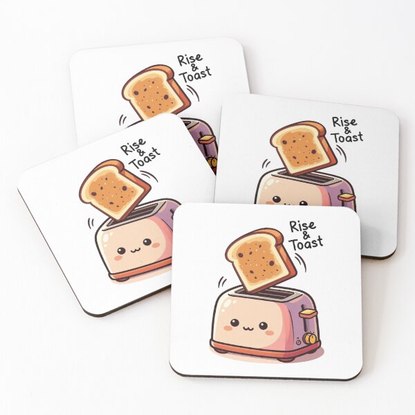 Item preview, Rise & Toast – Fun Kitchen Tee designed and sold by EcoArtTees.