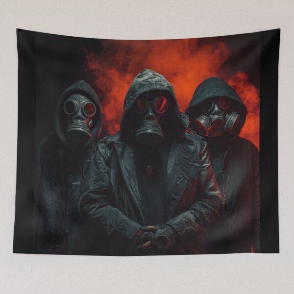 Item preview, The Red Zone – Post-Apocalyptic Brotherhood designed and sold by DarkSpaceVibes.