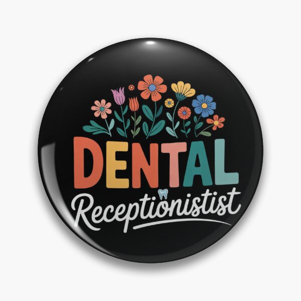 Item preview, Dental Receptionist Flowers Dentist Receptionist designed and sold by HuValverdeArt.