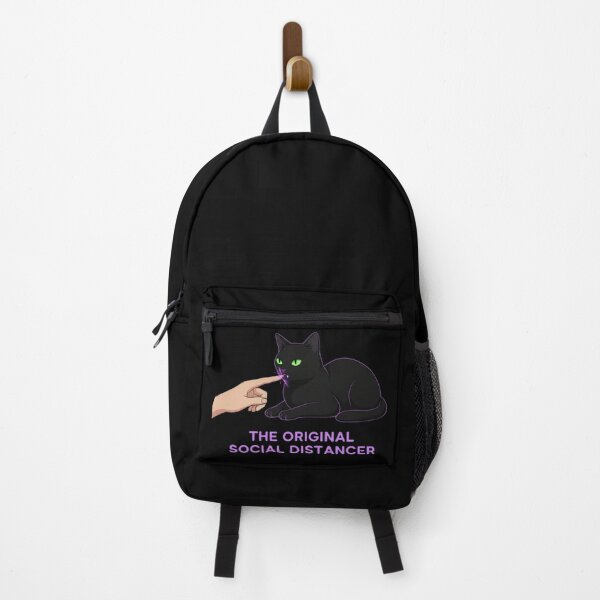 Item preview, The Original Social Distancer Rebellious Black Cat designed and sold by Oommen Studio .