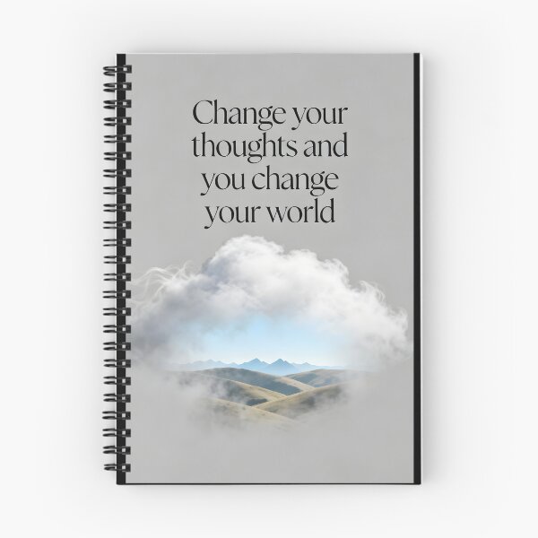 Item preview, Realization Quote Poster - Change Your World Wall Art designed and sold by Cosmopolis.