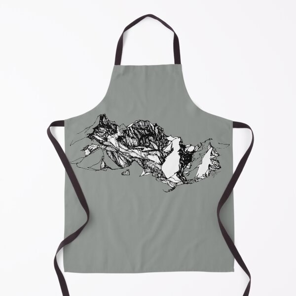 Item preview, Hand-Drawn Mountain Range Line Art - Minimalist Adventure Sketch designed and sold by SKETCHYANDGRAPHIC.