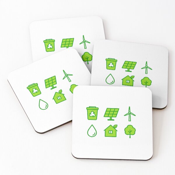 Item preview, Eco icon sets featuring renewable energy and sustainability concepts, AI Generated designed and sold by dvoevnore.