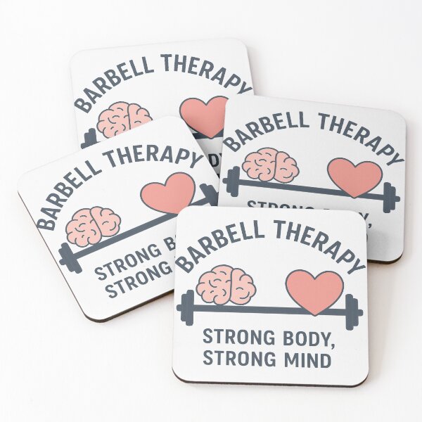 Item preview, Barbell Therapy – Strong Body, Strong Mind designed and sold by Yankes123.