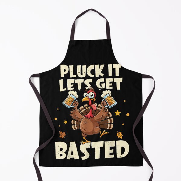 Item preview, Funny Turkey Pluck It Lets Get Basted Drinking Beer Thanksgiving designed and sold by River Silva.