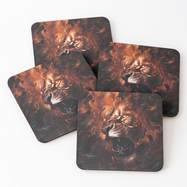 Item preview, The fiery Lion designed and sold by BW Designs.