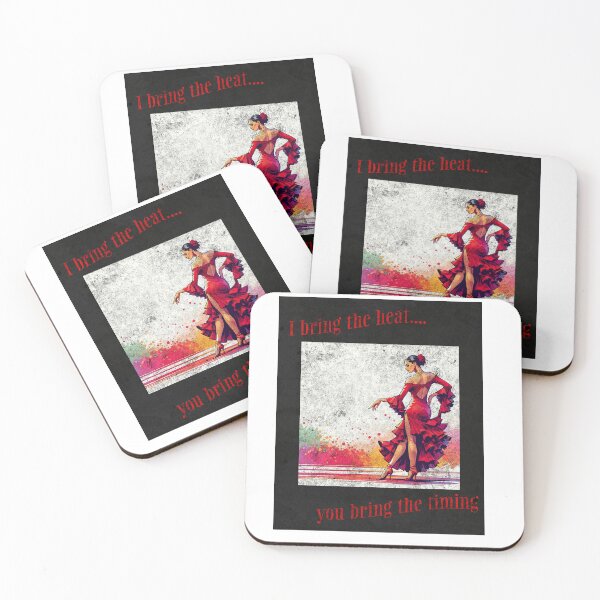 Item preview, "I bring the heat, you bring the timing", beautiful woman Salsa Dancer designed and sold by TeeCelebrity.
