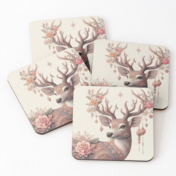 Item preview, Thai Deer, Thai Pattern in the Heart designed and sold by Vanich-Panich.