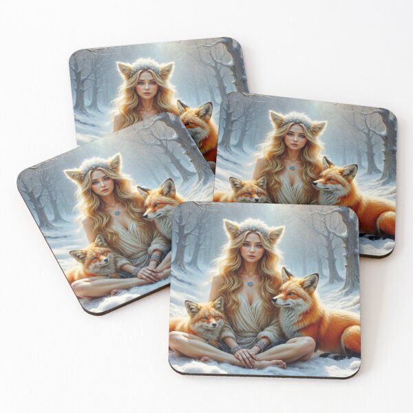 Item preview, Girl Enamored of the Foxes designed and sold by M-Y-A-R-T-.