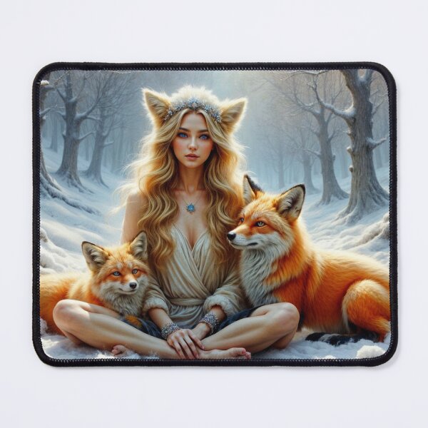 Item preview, Girl Enamored of the Foxes designed and sold by M-Y-A-R-T-.