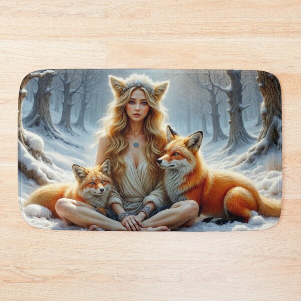 Item preview, Girl Enamored of the Foxes designed and sold by M-Y-A-R-T-.