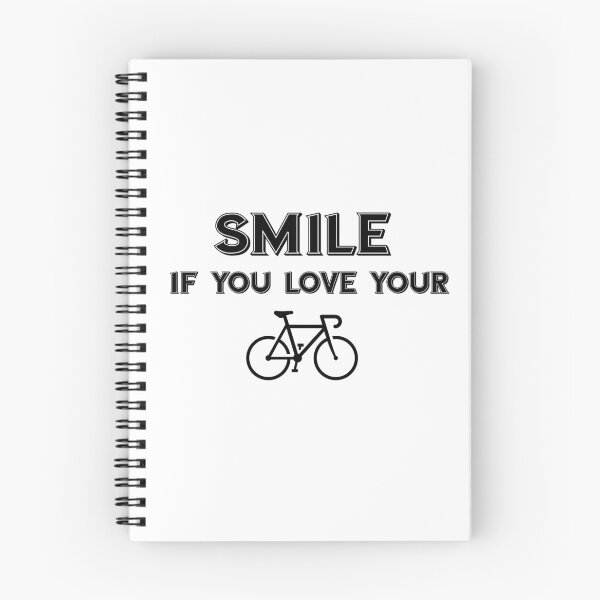 Item preview, Smile If You Love Your Bike designed and sold by Esskay Designs.