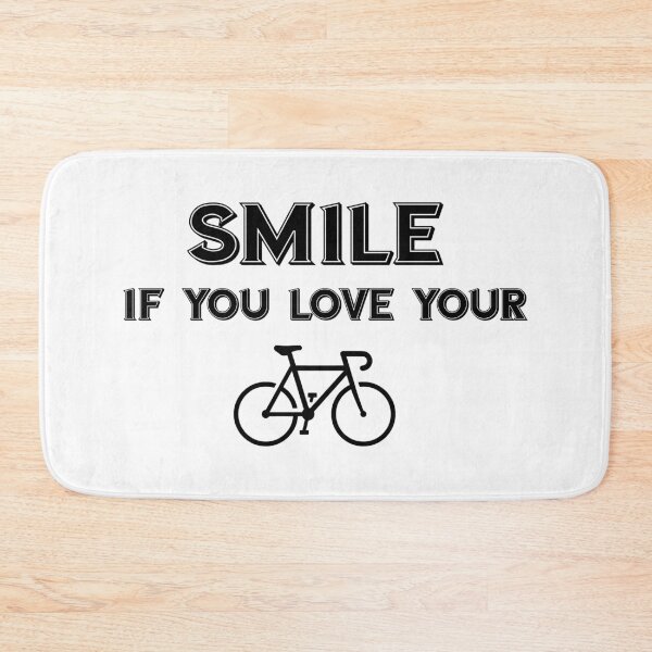 Item preview, Smile If You Love Your Bike designed and sold by Esskay Designs.