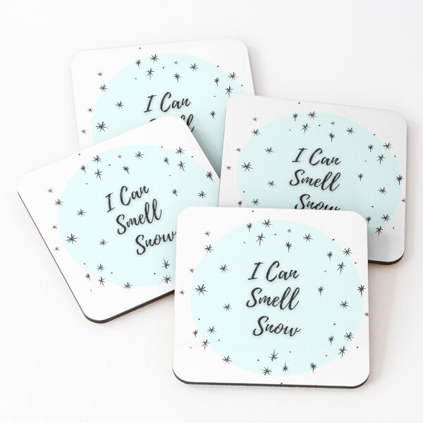 Item preview, I Smell Snow Slogan with Snowflakes designed and sold by DRGPTEE.