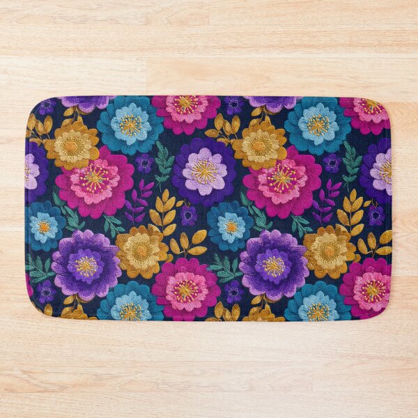 Item preview, Edgy Blooming Embroidered Flower For Boho Decor designed and sold by RoyalStarsPatts.