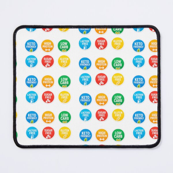Item preview, Isolated png food label stickers with various dietary claims, AI generated designed and sold by dvoevnore.