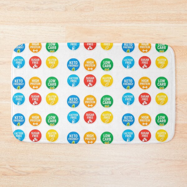 Item preview, Isolated png food label stickers with various dietary claims, AI generated designed and sold by dvoevnore.