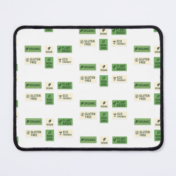 Item preview, Organic vegan plant-based food label stickers on transparent background, AI generated designed and sold by dvoevnore.