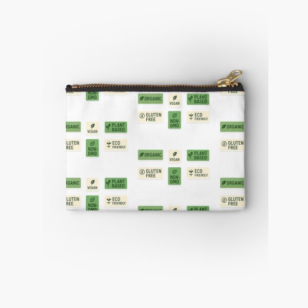 Item preview, Organic vegan plant-based food label stickers on transparent background, AI generated designed and sold by dvoevnore.