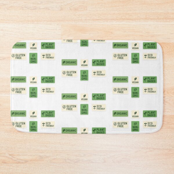Item preview, Organic vegan plant-based food label stickers on transparent background, AI generated designed and sold by dvoevnore.