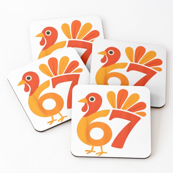 Item preview, Abstract Modern Turkey Six Seven Design Fall Thanksgiving Art designed and sold by HarinDonreka.