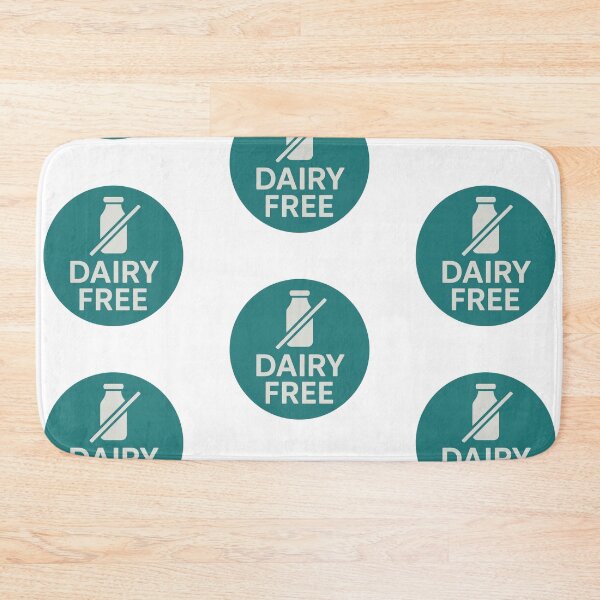Item preview, Dairy free food label sticker isolated on transparent background, AI generated designed and sold by dvoevnore.