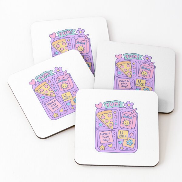 Item preview, Back to school sticker design featuring pizza and juice boxes, AI generated designed and sold by dvoevnore.