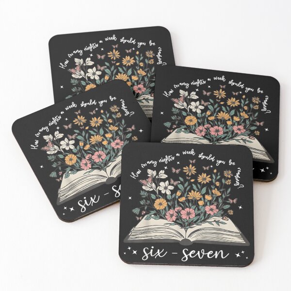Item preview, Floral Six Seven How Many Nights A Week Should You Be Reading designed and sold by HarinDonreka.