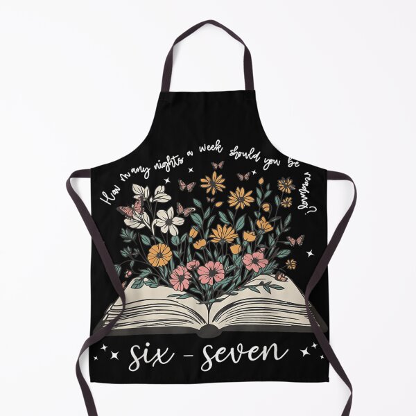 Item preview, Floral Six Seven How Many Nights A Week Should You Be Reading designed and sold by HarinDonreka.