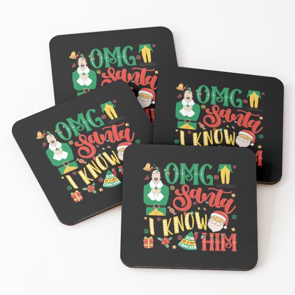 Item preview, The Elf OMG Santa I Know Him Christmas Movie Elf Christmas designed and sold by Shop-Cardinalch.