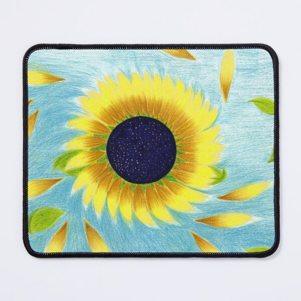 Item preview, Spiraling Sunflower - Colored Pencil Drawing designed and sold by Spring@NL.