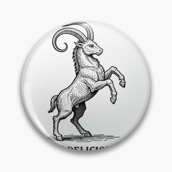 Item preview, Live Deliciously: Capricorn Engraving designed and sold by varshitha2024.