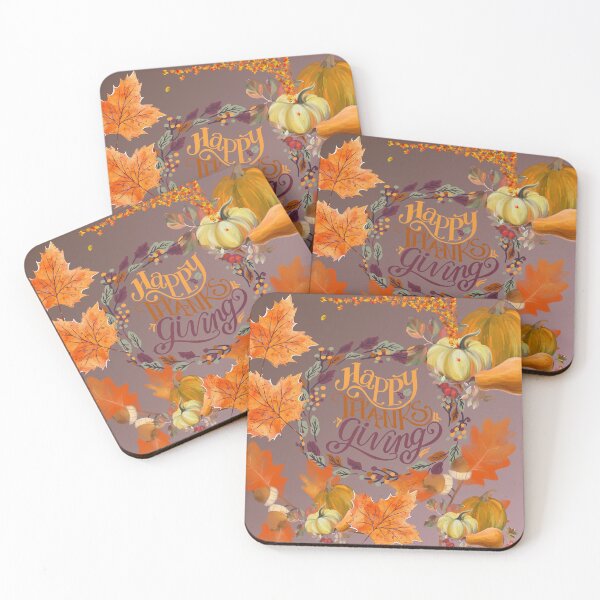 Item preview, Thanksgiving with autumn leaves design designed and sold by Extremeallie.