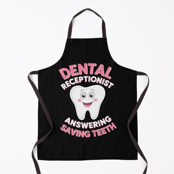 Item preview, Dental Receptionist Saving Teeth Dentist's Office Reception designed and sold by HuValverdeArt.
