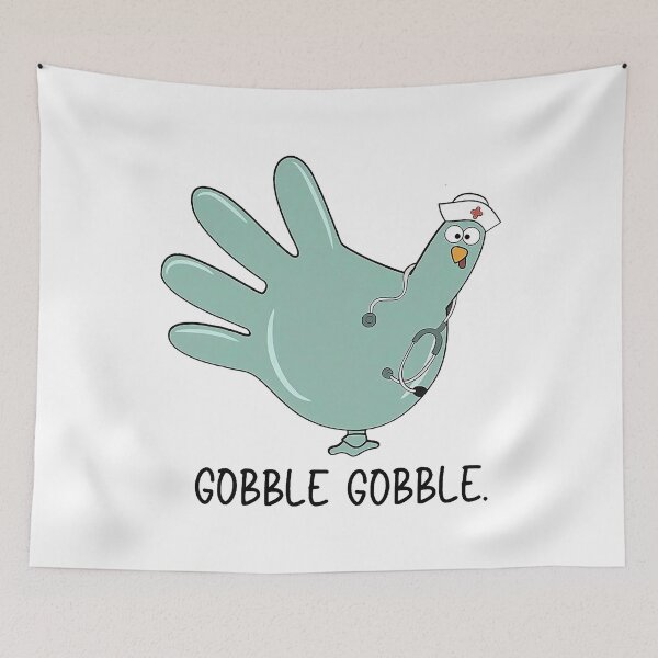 Item preview, Turkey Glove Nurse Thanksgiving Gobble Gobble Nurse Turkey Funny Nurse Thanksgiving designed and sold by Shop-Cardinalch.