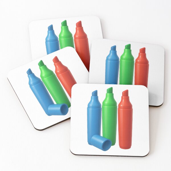 Item preview, Colorful highlighters isolated on transparent background, back to school, AI Generated designed and sold by dvoevnore.