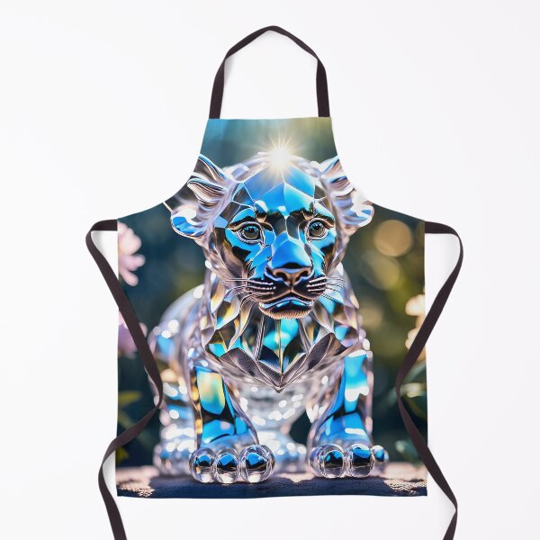 Item preview, Radiant Strength – Crystal Lion Cub Sculpture designed and sold by PawPrintedArt.